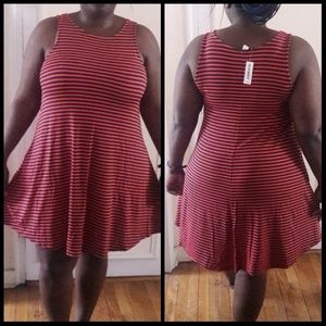 Old Navy Dresses - Orange and Blue Sleeveless Knit Dress NWT XL Old Navy Dresses - Orange and Blue Sleeveless Knit Dress NWT XL
